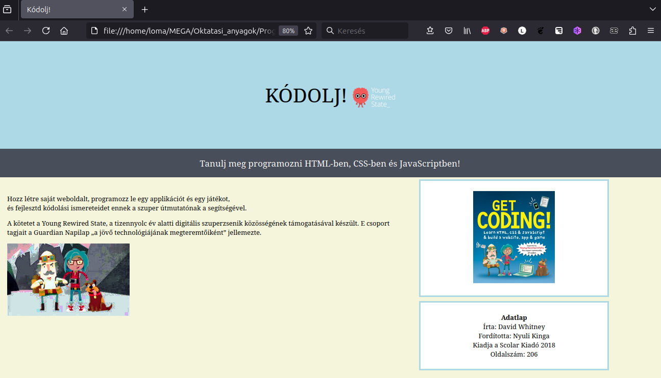 Kódolj! minta