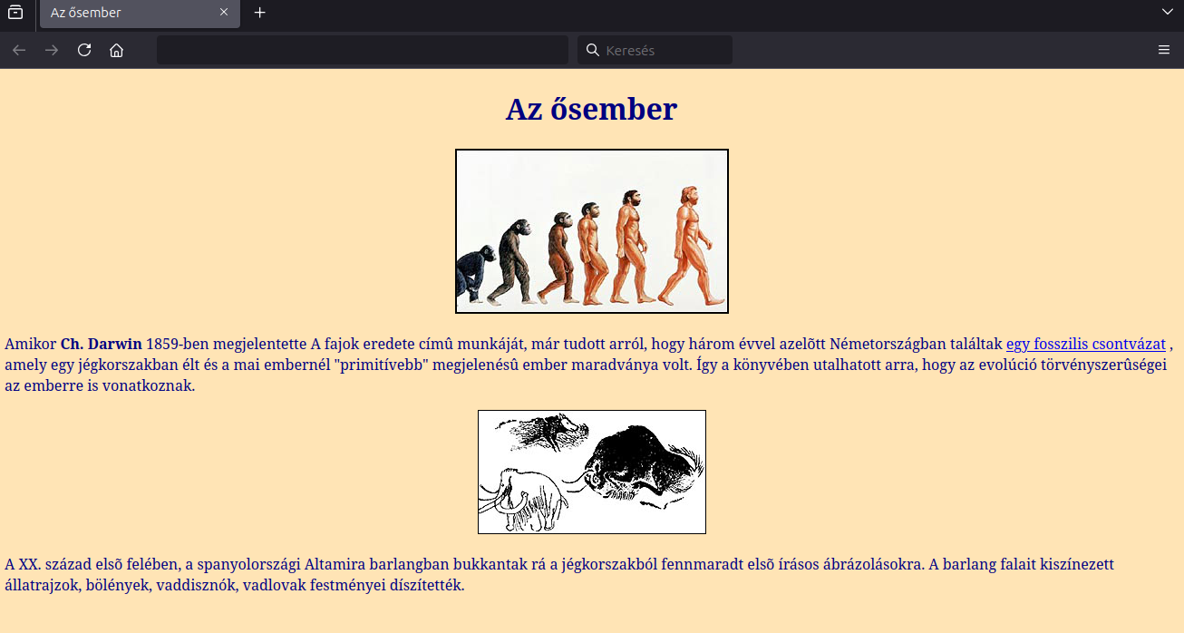 Ösember minta